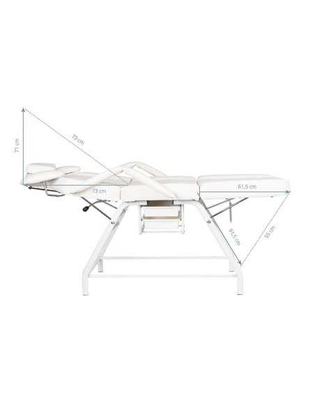 Eyelash care chair ivette gray 