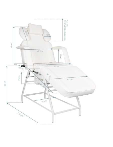 Sillón para el cuidado de las pestañas ivette gris 