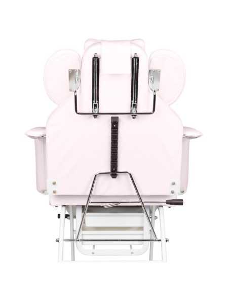 Sillón de tratamiento de pestañas rosa Ivette 