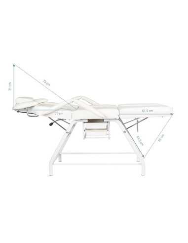 Ivette White Eyelash Treatment Chair