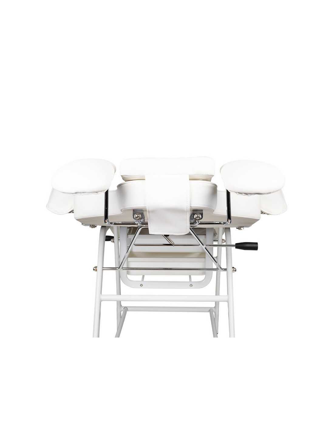 Ivette White Eyelash Treatment Chair
