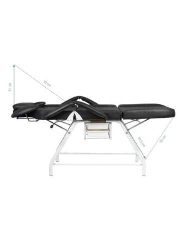 Ivette black eyelash care chair