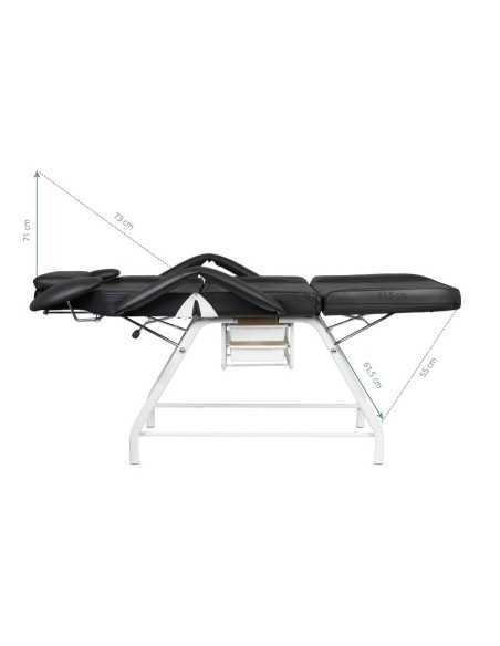 Sillón para el cuidado de las pestañas ivette negro 