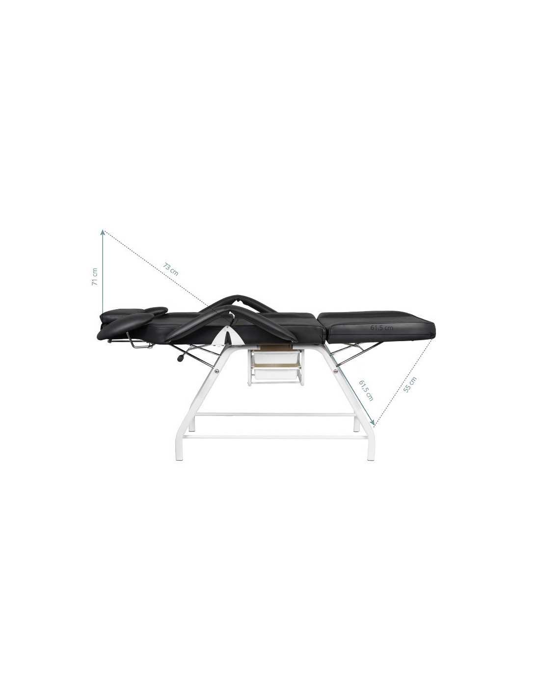Ivette black eyelash care chair