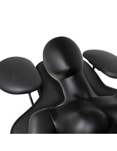 Ivette black eyelash care chair