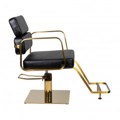 Styling chair porto black gold 