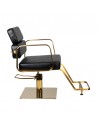 Styling stoel porto zwart goud 