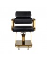 Styling chair porto black gold 