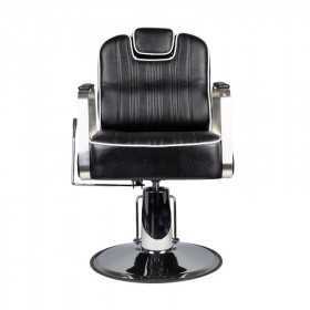 FAUTEUIL BARBIER NOIR MATTEO  2