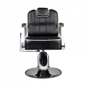 Fauteuil barbier noir matteo