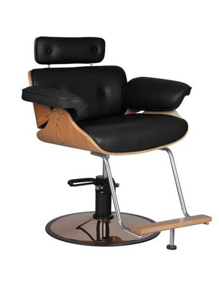 Fauteuil de coiffure florence noir 