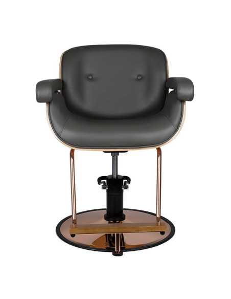 Fauteuil de coiffure tuluza noir bois {attributes}