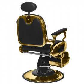 Francesco barber chair black gold