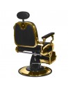 Francesco barber chair black gold 