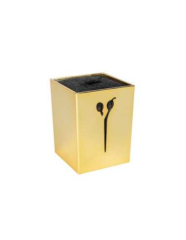 Supporto per forbici da parrucchiere oro set di 2 