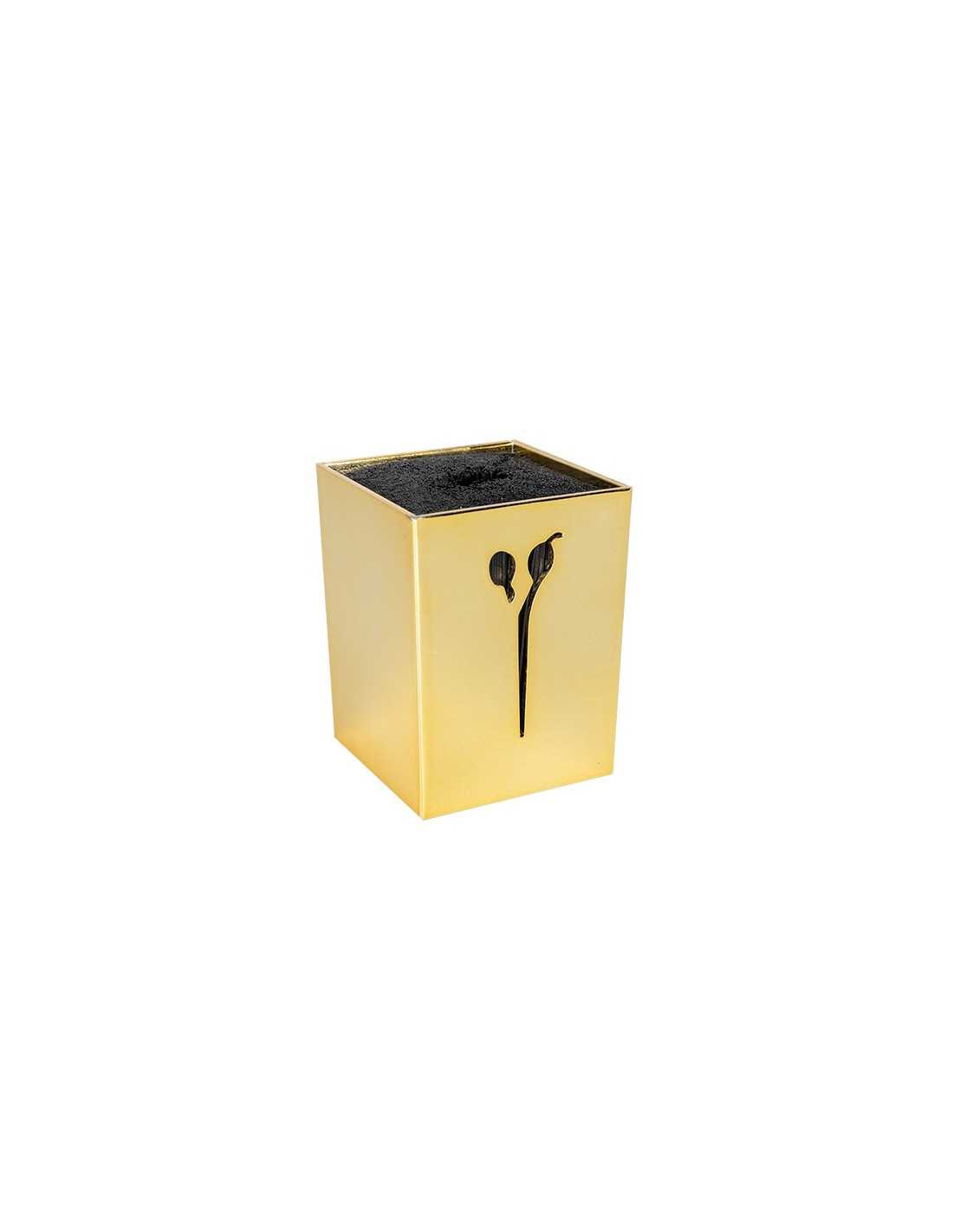 Goldener Friseurscherenhalter 2er Set