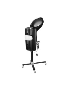 Black hairdressing sauna steamer with active ozone 