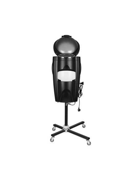 Black hairdressing sauna steamer with active ozone 