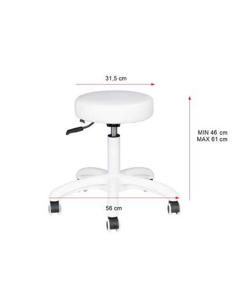 Associate Article 134992 TABORET KOSMETYCZNY AM-303-2 BIAŁY