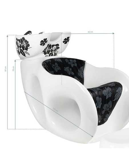 White malvah shampoo tray 