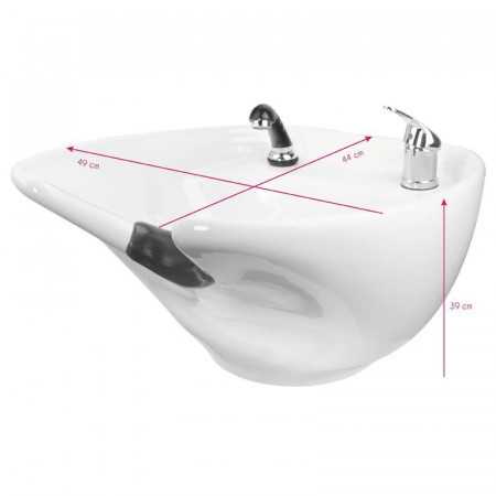 Bandeja de shampoo preta 