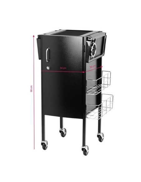 Coloring and storage hairdressing trolley-111292 