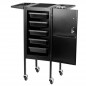 Coloring and storage hairdressing trolley-111292