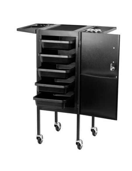 Coloring and storage hairdressing trolley-111292 