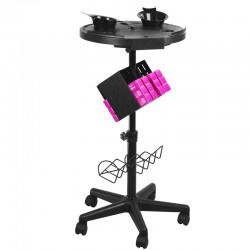 Coloring and storage hairdressing trolley-112838