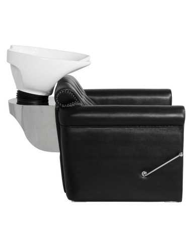 Berlin padded Shampoo unit with black leg rest 