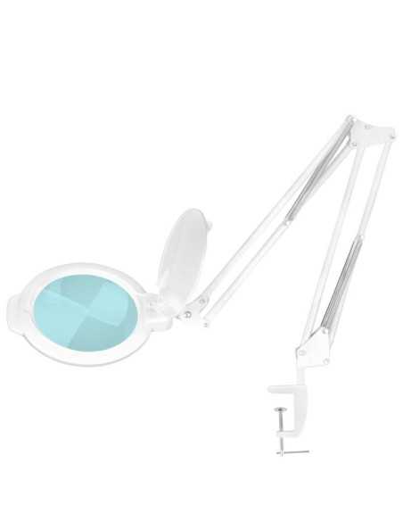 Lupa led moonlight 8012/5" bianco per piano di lavoro 