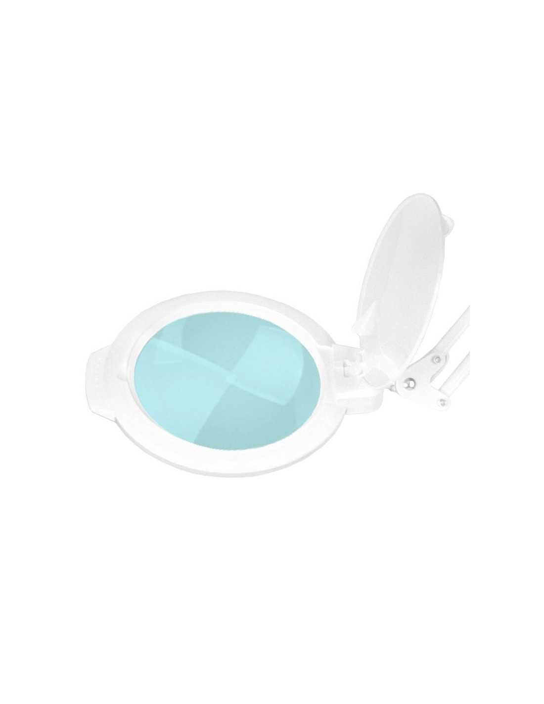 Lupa led moonlight 8013/6" blanco con trípode 