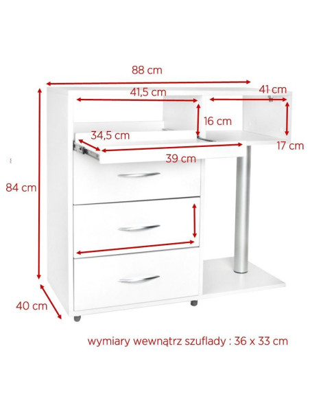Aid for podiatry unit white y-300 