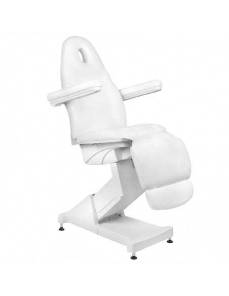 Kosmetischer elektrischer Stuhl. Basis 158 3 Wort. Weiß