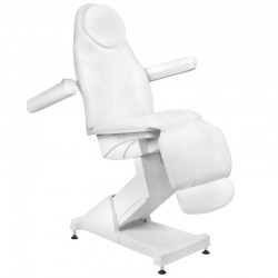 Cosmetic electric chair. base 158 3 word. White