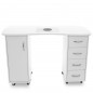 Desk 2027 zp white two cabinets