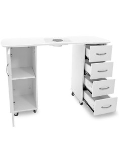 Tables Manucures 115632 BUREAU 2027 ZP BLANC DEUX ARMOIRES 2