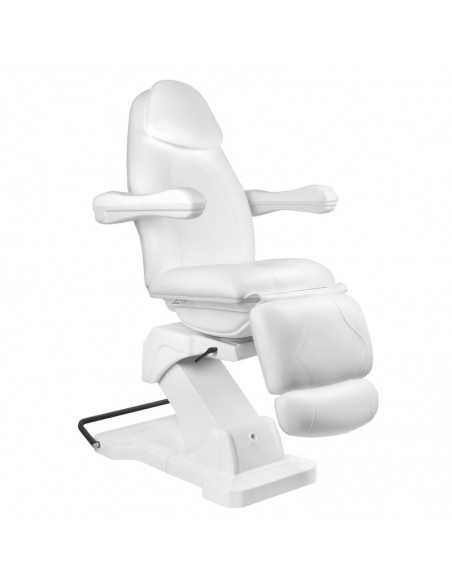 Cosmetische elektrische stoel. basic 161 draaibaar wit