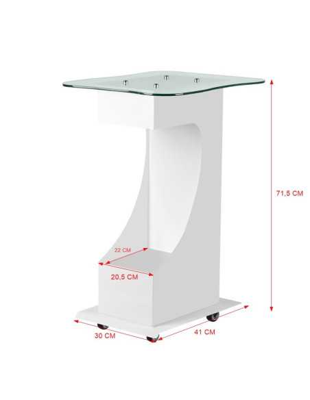 Table cosmétique pour dispositif 083 