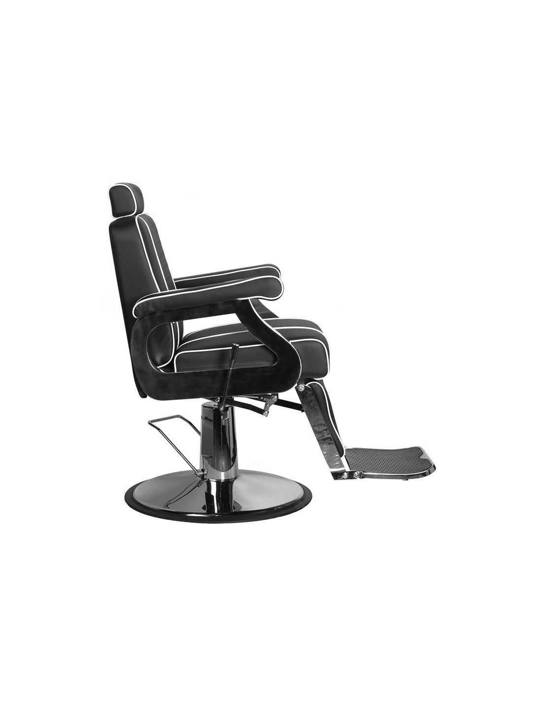 Paulo black Barber chair 