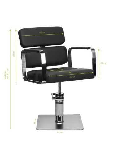 Porto zwarte styling stoel 