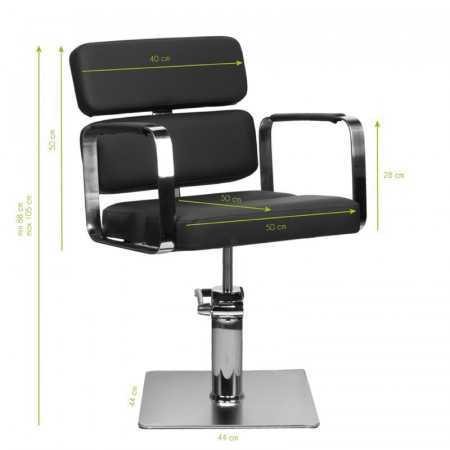Porto black styling chair 