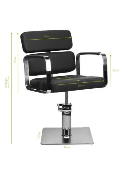 Porto zwarte styling stoel 