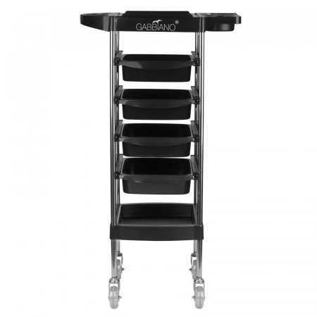 Coloring and storage hairdressing trolley-125867