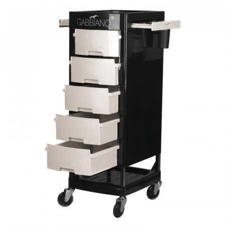 Coloring and storage hairdressing trolley-125871