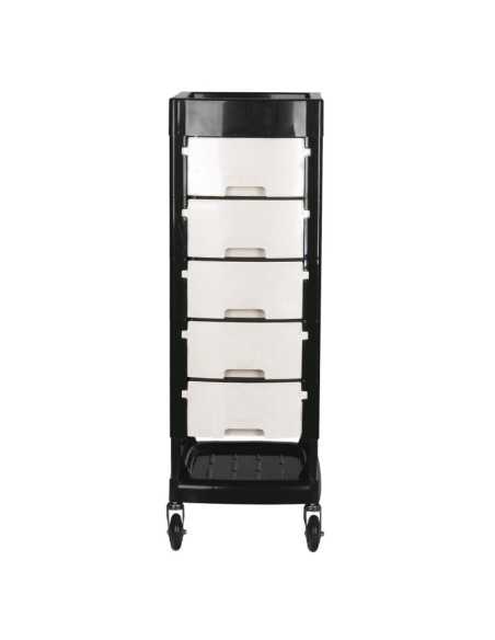 Coloring and storage hairdressing trolley-125871 