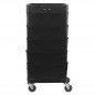 Coloring and storage hairdressing trolley-125877