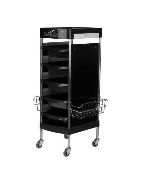 Coloring and storage hairdressing trolley-125879 