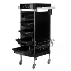 Coloring and storage hairdressing trolley-125879 