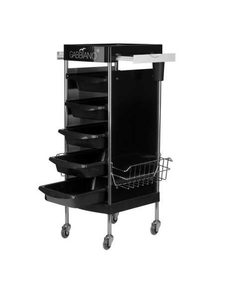 Coloring and storage hairdressing trolley-125879 